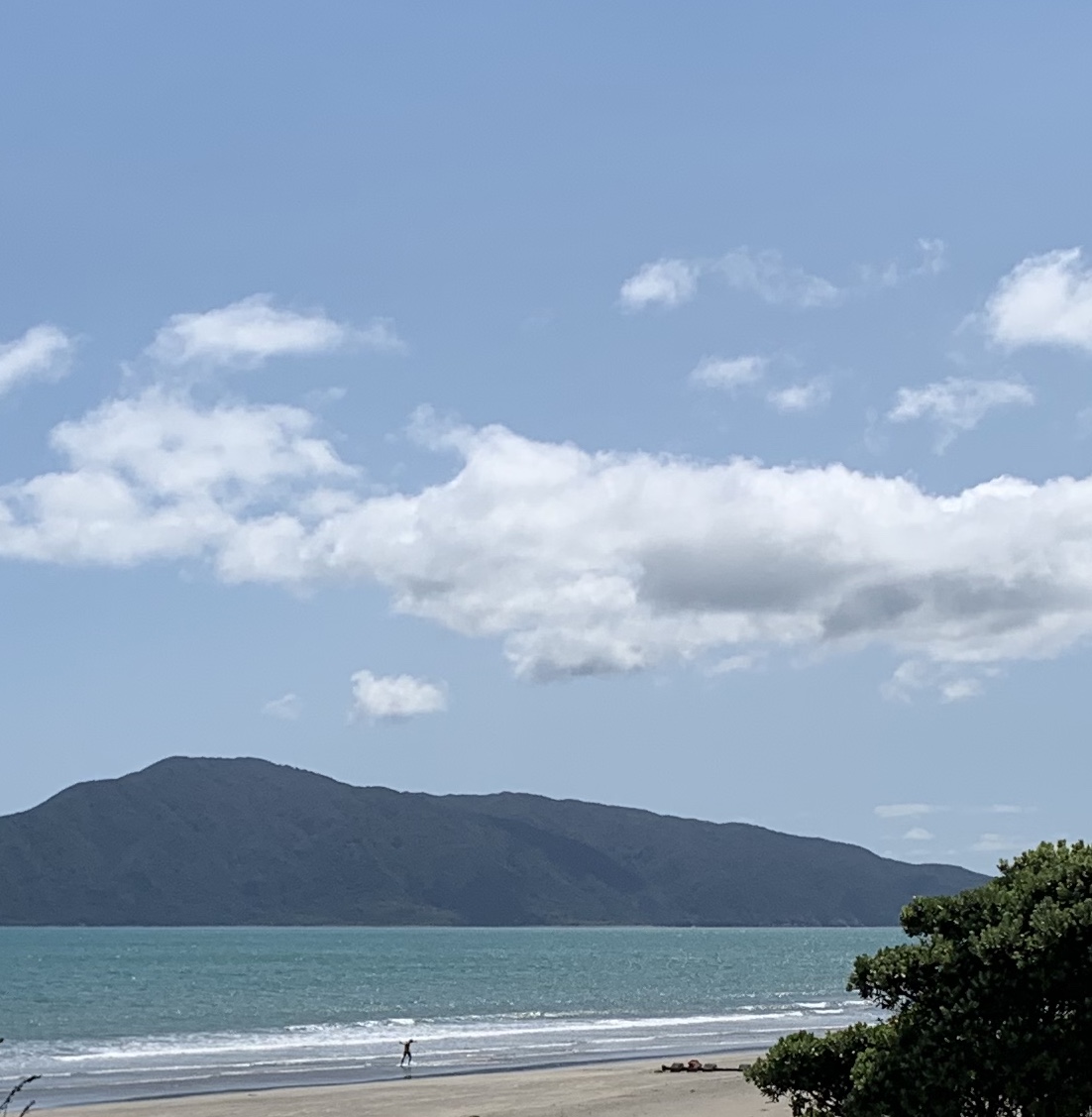 Paraparaumu beach in New Zealand