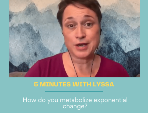 How do you metabolize exponential change?